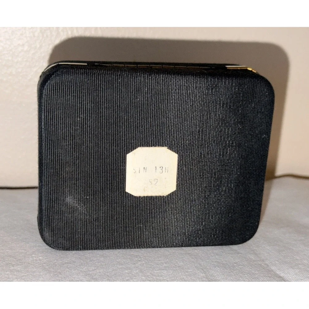 Vintage Sears Men's Store Cufflinks & Tie Tack Set in Case – Silver Tone NOS